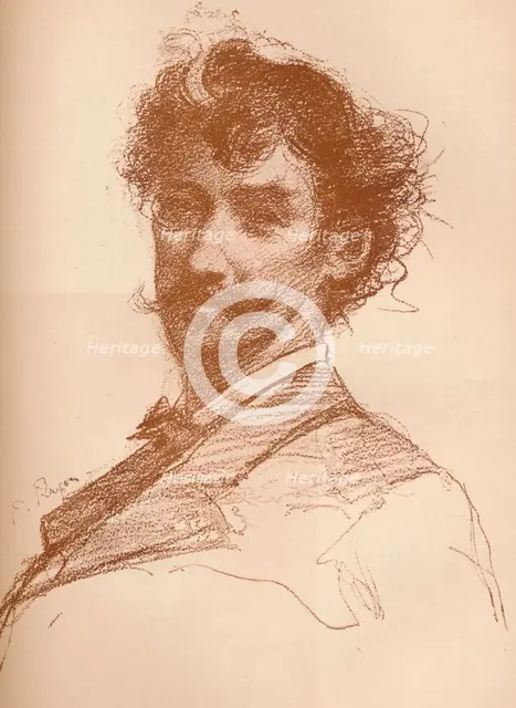 'Portrait of Whistler', 1880 (1903-1904).  Artist: Paul Adolphe Rajon.