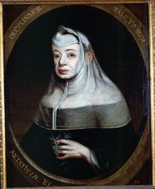 Portrait of widow or nun 17th century. Creator: Ruiz de la Iglésia, Francisco (1649-1704)