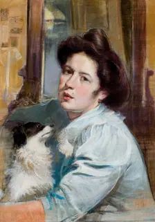 Portrait of Wife, c1905-1910. Creator: Stanislaw Debicki