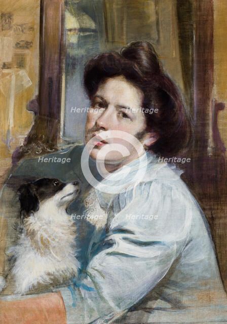 Portrait of Wife, c1905-1910. Creator: Stanislaw Debicki.