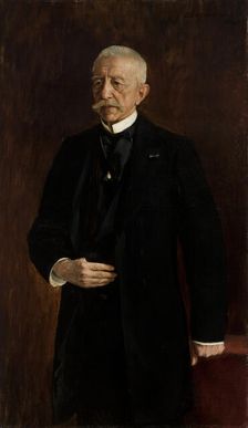 Portrait of Wiktor Oslawski, 1890. Creator: Teodor Axentowicz