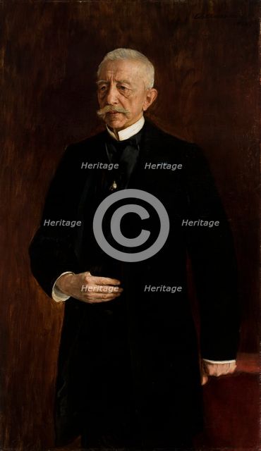 Portrait of Wiktor Oslawski, 1890. Creator: Teodor Axentowicz.