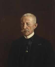 Portrait of Wiktor Oslawski, 1890. Creator: Teodor Axentowicz