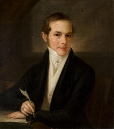 Portrait of Wiktor Kopff, 1829. Creator: Jozef Peszka