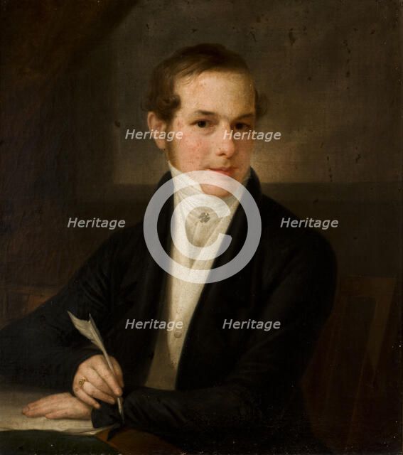 Portrait of Wiktor Kopff, 1829. Creator: Jozef Peszka.