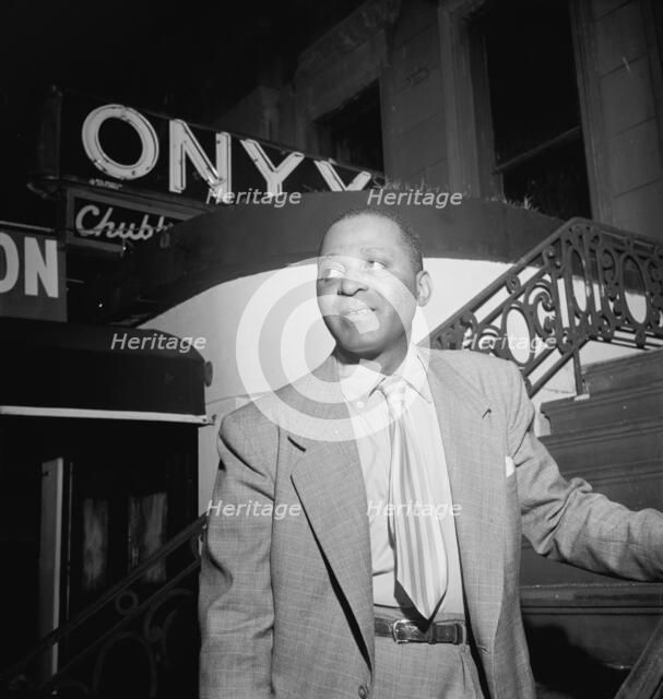 Portrait of Wilbur De Paris, Onyx, New York, N.Y., ca. July 1947. Creator: William Paul Gottlieb.