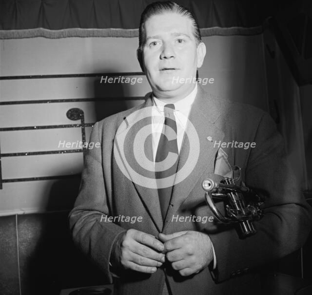 Portrait of Wild Bill Davison, Club Nocturne(?), New York, N.Y., ca. Aug. 1946.  Creator: William Paul Gottlieb.