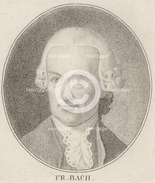 Portrait of Wilhelm Friedemann Bach (1710-1784), Second Half of the 18th cen.