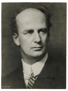 Portrait of Wilhelm Furtwängler (1886-1954), c1924. Creator: Fayer, Georg (1892-1950)