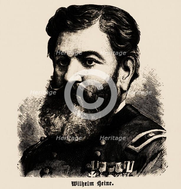 Portrait of Wilhelm Heine (1827-1885), 1886. Creator: Anonymous.