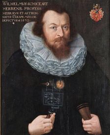 Portrait of Wilhelm Schickard (1592-1635), 1632. Creator: Anonymous