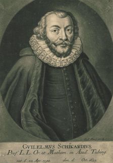 Portrait of Wilhelm Schickard (1592-1635). Creator: Anonymous