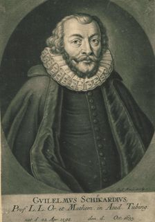 Portrait of Wilhelm Schickard (1592-1635). Creator: Anonymous