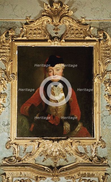 Portrait of Wilhelmine Dorothee von der Marwitz (1718-1787), c.1739. Artist: Pesne, Antoine (1683-1757)