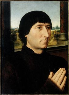 Portrait of Willem Moreel, 1482. Creator: Memling; Hans (1433/40-1494)