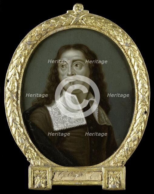 Portrait of Willem Ogier, Dramatic Poet in Antwerp, 1700-1732. Creator: Arnoud van Halen.