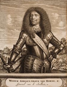 Portrait of Willem Adriaan II van Horne (1633-1694) (From: Schauplatz des Krieges), 1675. Creator: Anonymous