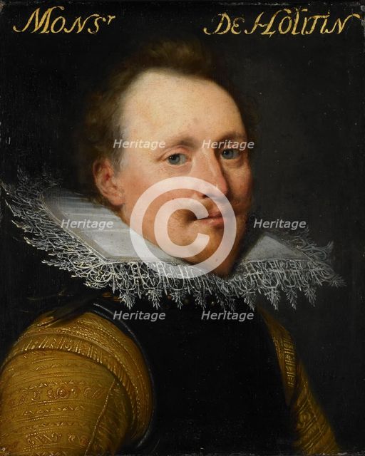 Portrait of Willem de Zoete de Laeke (?-1637), Lord of Hautain, c.1609-c.1633. Creator: Workshop of Jan Antonisz van Ravesteyn.
