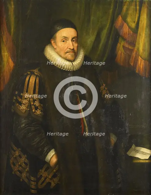 Portrait of Willem I (1533-84), Prince of Orange, called William the Silent, c.1632. Creator: Workshop of Michiel Jansz van Mierevelt.
