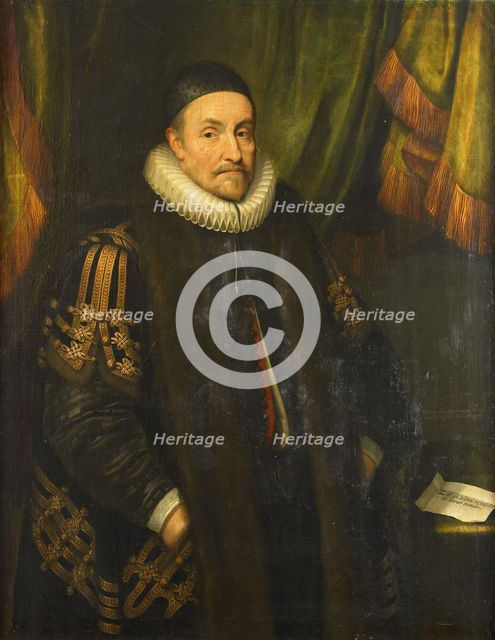 Portrait of Willem I (1533-84), Prince of Orange, called William the Silent, c.1632. Creator: Workshop of Michiel Jansz van Mierevelt.
