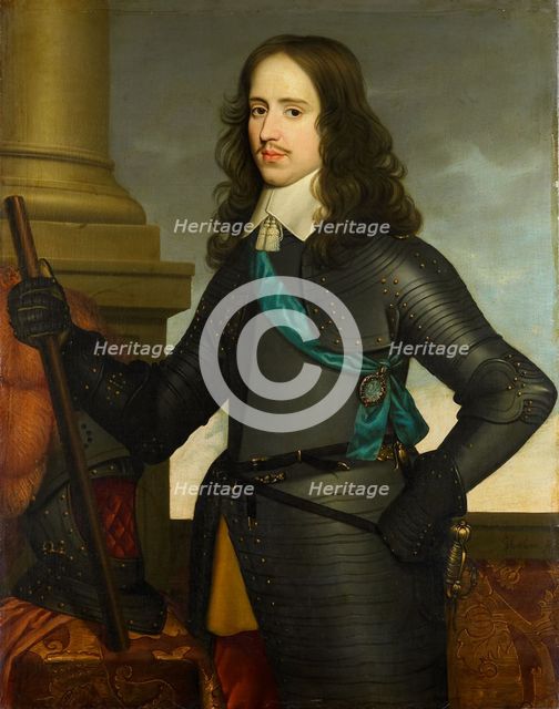 Portrait of Willem II (1626-50), Prince of Orange, 1651. Creator: Workshop of Gerard van Honthorst.