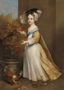 Portrait of Willem III (1650-1702), Prince of Orange, as a Child, 1654. Creator: Adriaen Hanneman
