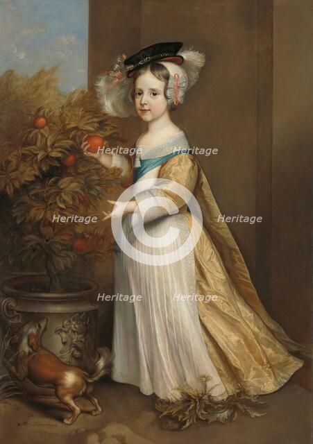 Portrait of Willem III (1650-1702), Prince of Orange, as a Child, 1654. Creator: Adriaen Hanneman.