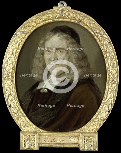 Portrait of Willem Jacobsz van Heemskerck, Poet and Engraver on Glass, 1700-1732. Creator: Arnoud van Halen.