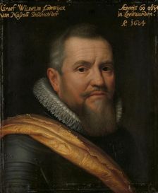 Portrait of Willem Lodewijk (1560-1620), Count of Nassau, Nicknamed in Frisian..., 1609. Creator: Workshop of Michiel Jansz van Mierevelt