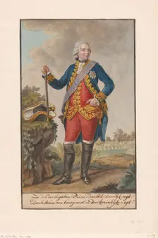 Portrait of Willem V, 1789. Creator: Mathias de Sallieth