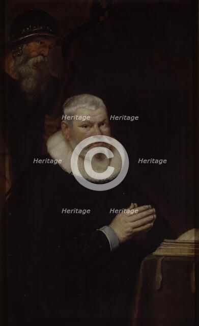 Portrait of Willem van Meerbeeck with Saint William of Aquitaine, 1620. Creator: Cornelis de Vos.