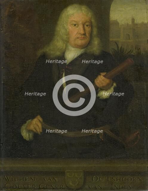 Portrait of Willem van Outhoorn, Governor General of the Dutch East Indies, 1691-1704. Creator: David van der Plas.