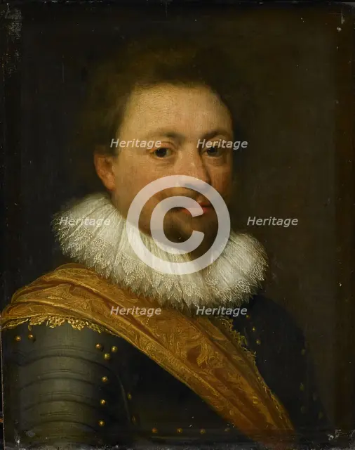 Portrait of William (1592-1642), Count of Nassau-Siegen, c.1620-c.1630. Creator: Workshop of Jan Antonisz van Ravesteyn.