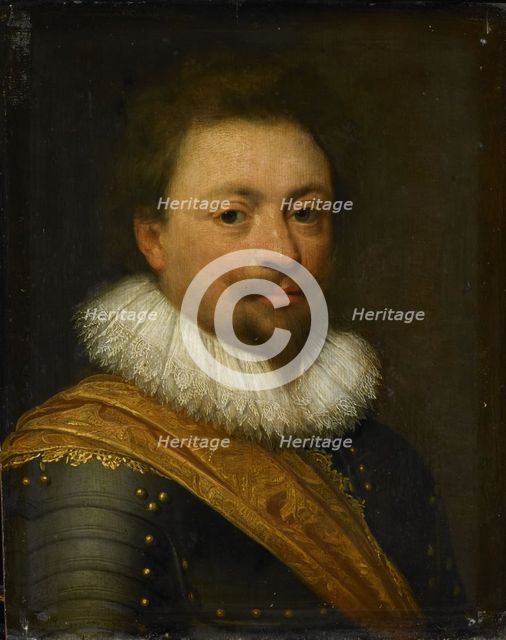 Portrait of William (1592-1642), Count of Nassau-Siegen, c.1620-c.1630. Creator: Workshop of Jan Antonisz van Ravesteyn.