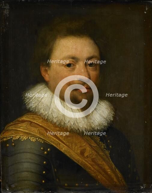 Portrait of William (1592-1642), Count of Nassau-Siegen, c.1620-c.1630. Creator: Workshop of Jan Antonisz van Ravesteyn.