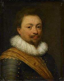 Portrait of William (1592-1642), Count of Nassau-Siegen, c.1620-c.1630. Creator: Workshop of Jan Antonisz van Ravesteyn