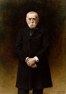 Portrait of William T. Walters, 1883. Creator: Leon Joseph Florentin Bonnat
