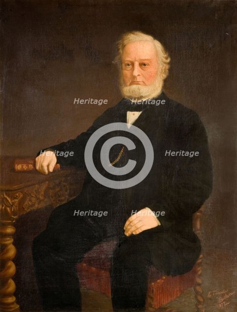 Portrait of William Tranter, 1860-1890.  Creator: Butler E Tranter.