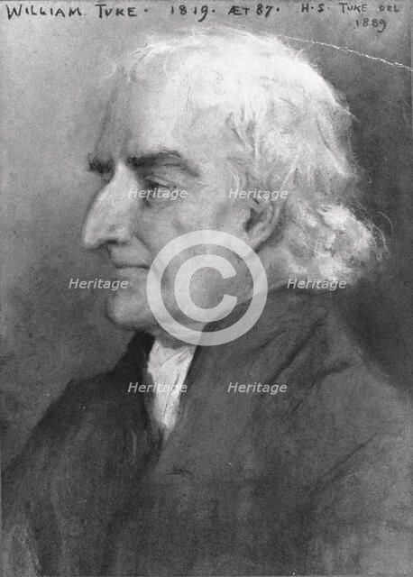 Portrait of William Tuke,  1819. Artist: Henry Scott Tuke