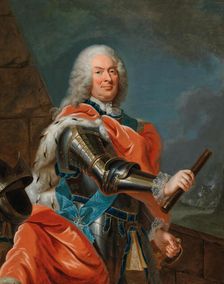 Portrait of William VIII, Landgrave of Hesse-Kassel (1682-1760). Creator: Tischbein, Johann Heinrich, the Elder (1722-1789)