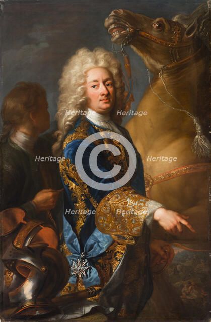 Portrait of William VIII, Landgrave of Hesse-Kassel (1682-1760), First third of 18th cen.. Creator: Quiter, Hermann Hendrik, the Younger (active 1700-1731).