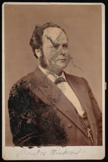 Portrait of William Windom (1827-1891), Between 1876 and 1880. Creator: Samuel Montague Fassett
