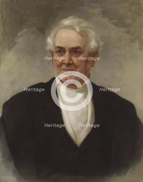 Portrait of William Wilson Corcoran (1798-1888), 1865?. Creator: William Oliver Stone.