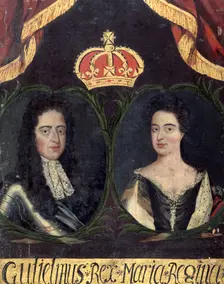Portrait of William and Mary, (c late 18th century?). Creator: Unknown