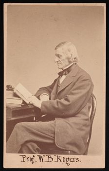Portrait of William Barton Rogers (1804-1882), Between 1866 and 1873. Creator: Edward L Allen