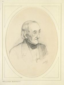 Portrait of William Bennett, 1850. Artist: John Everett Millais