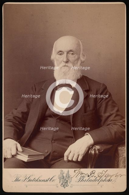 Portrait of William Bower Taylor (1821-1895), April 1893. Creator: Frederick Gutekunst.