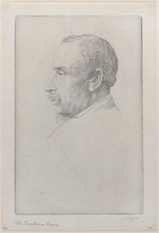 Portrait of William Cawthorne Unwin, 1892. Creator: Alphonse Legros