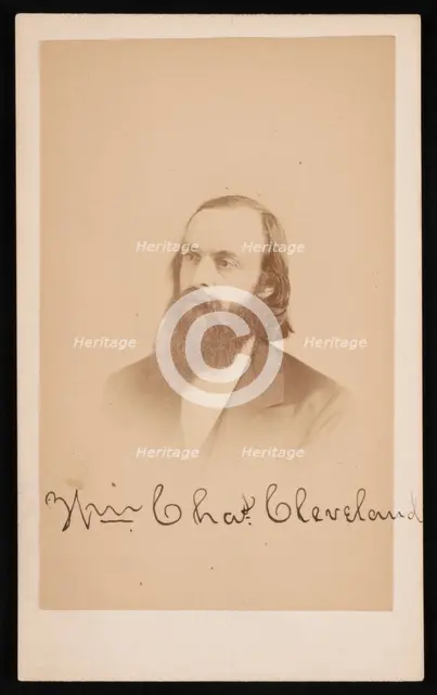 Portrait of William Charles Cleveland, Before 1873. Creator: Purdy & Frear.