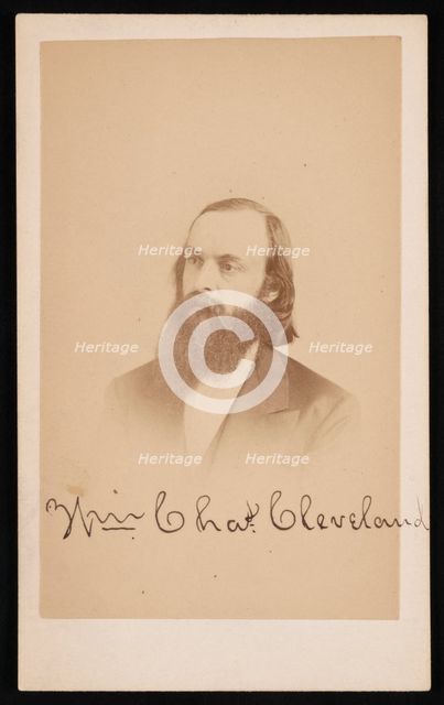 Portrait of William Charles Cleveland, Before 1873. Creator: Purdy & Frear.